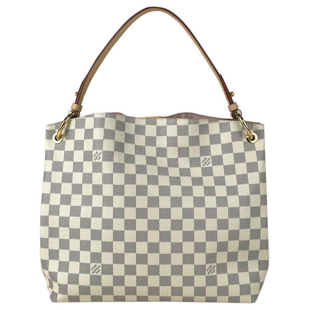 Louis Vuitton Graceful PM Shoulder Bag Damier Azur White - Picture 3 of 9